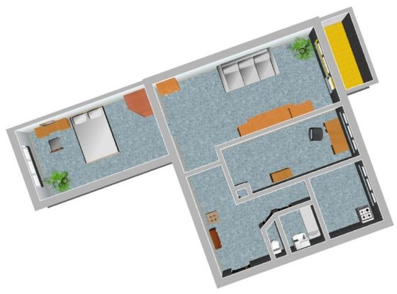 Продажа 3-комнатной квартиры 59,6 м², 2/5 этаж