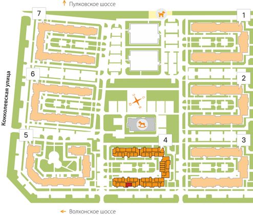 60,6 м², 2-комн. квартира, 5/5 этаж