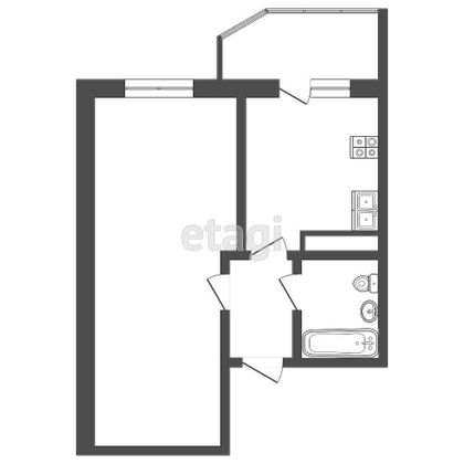 Продажа 1-комнатной квартиры 32 м², 7/10 этаж