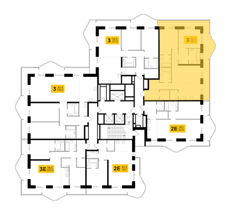 Продажа 3-комнатной квартиры 121,5 м², 16/19 этаж