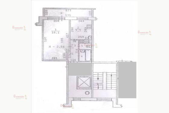 Продажа 1-комнатной квартиры 33 м², 2/10 этаж