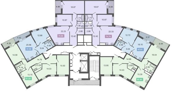 Продажа 3-комнатной квартиры 84,1 м², 24/24 этаж