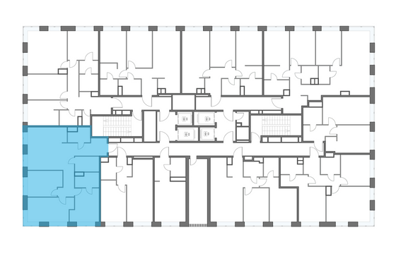 Продажа 3-комнатной квартиры 92,1 м², 12/14 этаж