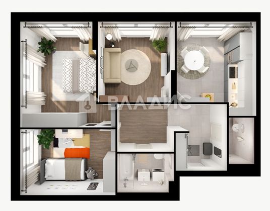 Продажа 3-комнатной квартиры 70,5 м², 3/14 этаж