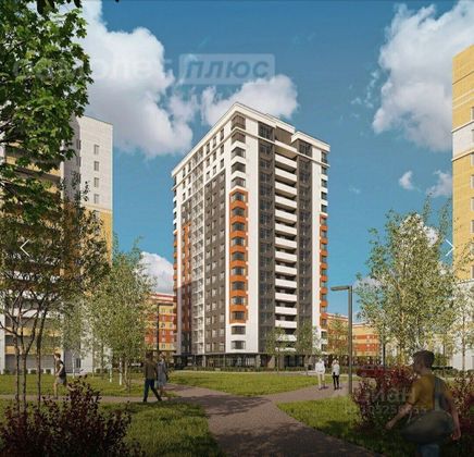 Продажа 1-комнатной квартиры 52,2 м², 3/17 этаж