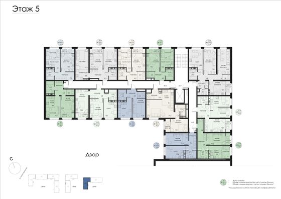 Продажа 1-комнатной квартиры 33,8 м², 5/6 этаж