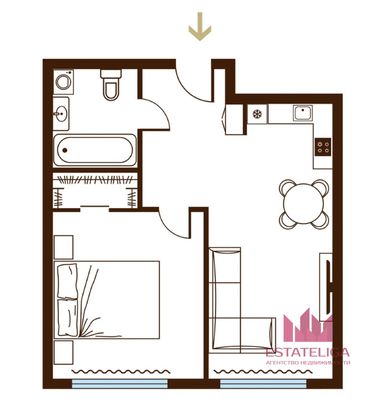 Продажа 2-комнатной квартиры 47 м², 15/25 этаж