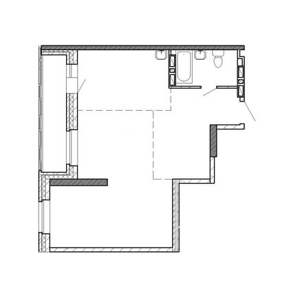 55,6 м², 2-комн. квартира, 21/24 этаж