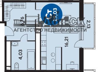 Продажа квартиры-студии 27,6 м², 15/20 этаж