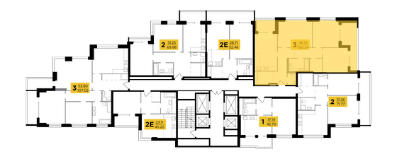 Продажа 3-комнатной квартиры 100,2 м², 3/29 этаж