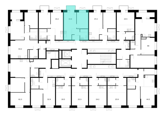 Продажа 1-комнатной квартиры 33,6 м², 6/10 этаж