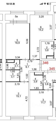 Продажа 2-комнатной квартиры 59,8 м², 2/25 этаж