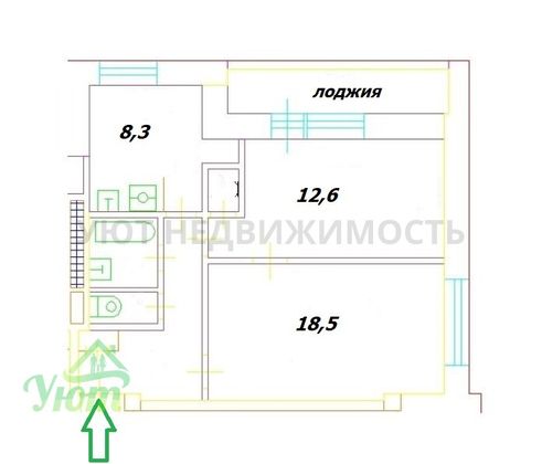 Продажа 2-комнатной квартиры 50,9 м², 4/14 этаж