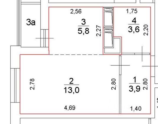 Продажа квартиры-студии 26,3 м², 14/20 этаж