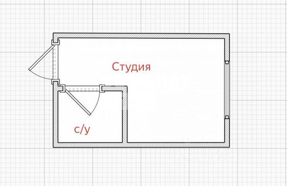 Продажа квартиры-студии 13 м², 1/9 этаж