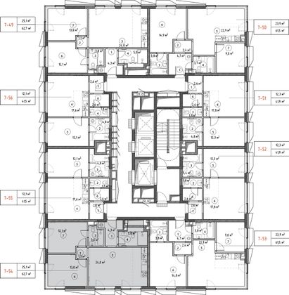 Продажа 2-комнатной квартиры 61,8 м², 8/30 этаж