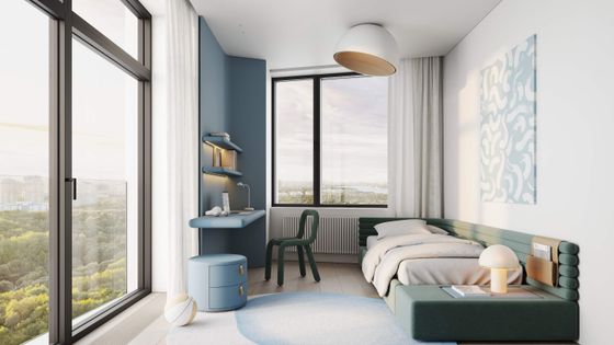 Продажа 1-комнатной квартиры 42 м², 29/30 этаж