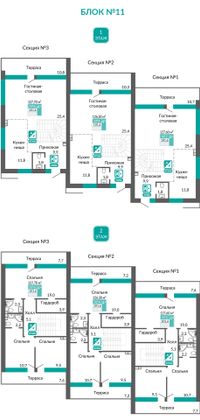 Продажа 3-комнатной квартиры 127,6 м², 1/3 этаж
