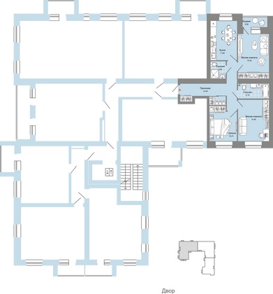 Продажа 3-комнатной квартиры 77 м², 3/8 этаж