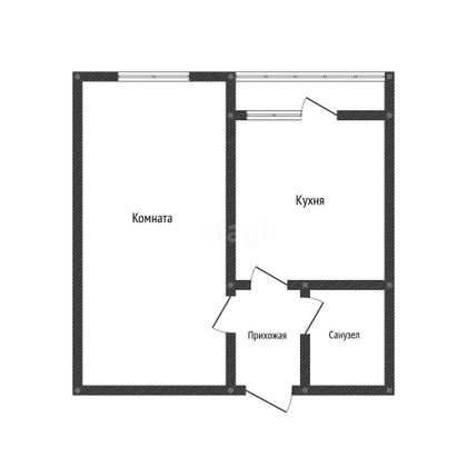 Продажа 1-комнатной квартиры 35 м², 2/8 этаж
