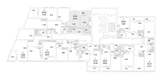 Продажа 1-комнатной квартиры 35,5 м², 11/17 этаж