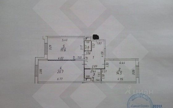 Продажа 2-комнатной квартиры 68 м², 2/23 этаж