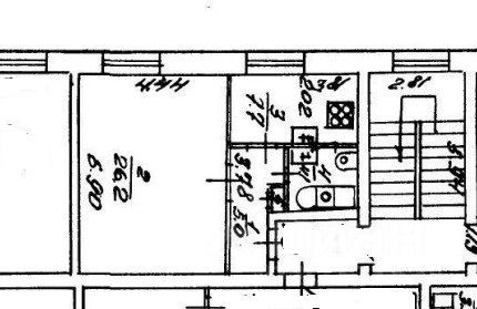 Продажа 1-комнатной квартиры 43,4 м², 4/5 этаж