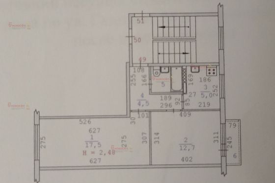 Продажа 2-комнатной квартиры 43 м², 2/5 этаж