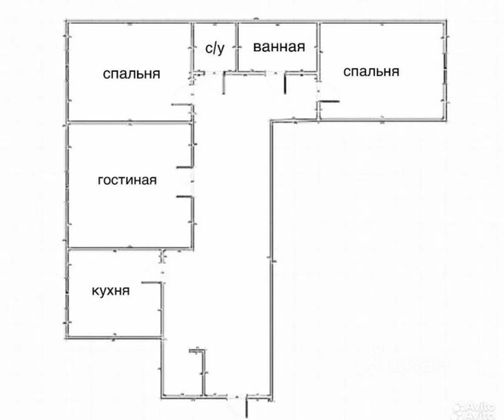 Продажа 3-комнатной квартиры 79,2 м², 1/9 этаж