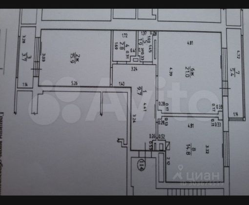 Продажа 2-комнатной квартиры 75,2 м², 3/9 этаж