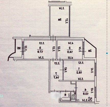 Продажа 4-комнатной квартиры 103 м², 14/17 этаж