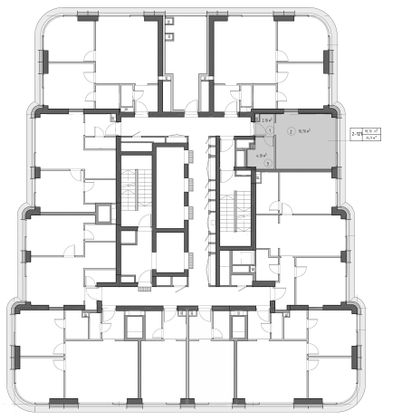 Продажа квартиры-студии 24,9 м², 14/53 этаж