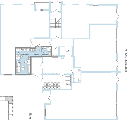 Продажа квартиры-студии 23 м², 1/9 этаж