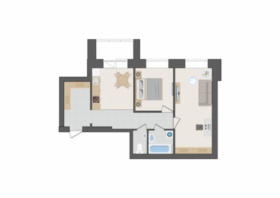 Продажа 2-комнатной квартиры 58,3 м², 2/9 этаж