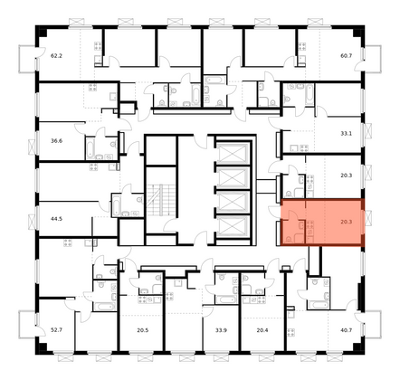 Продажа квартиры-студии 20,3 м², 10/29 этаж