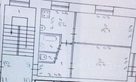 Аренда 2-комнатной квартиры 38 м², 4/5 этаж