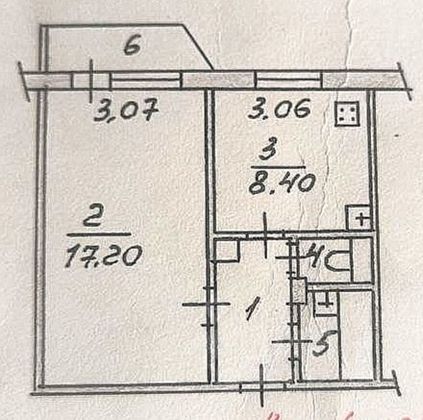 Продажа 1-комнатной квартиры 35 м², 5/10 этаж