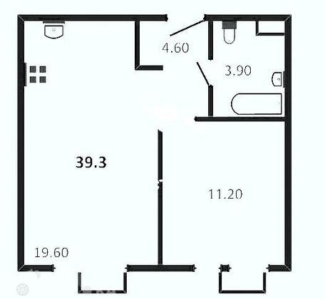 Продажа 1-комнатной квартиры 38 м², 14/23 этаж