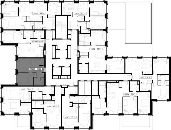 Продажа 2-комнатной квартиры 39,2 м², 2/15 этаж