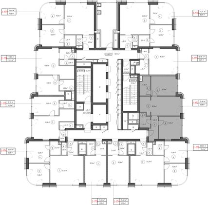 Продажа 2-комнатной квартиры 58,8 м², 19/53 этаж