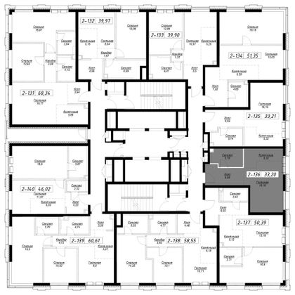 Продажа квартиры-студии 33,2 м², 15/36 этаж