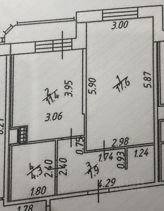 Продажа 1-комнатной квартиры 41,2 м², 7/27 этаж