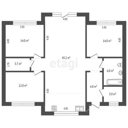 Продажа дома, 105 м², с участком 4 сотки