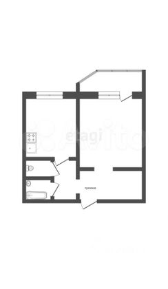 Продажа 1-комнатной квартиры 49 м², 16/18 этаж