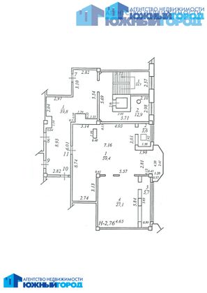 Продажа 3-комнатной квартиры 192,4 м², 4/7 этаж