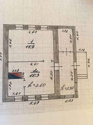 Продажа дома, 43,9 м², с участком 13 соток