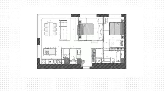 Продажа 2-комнатной квартиры 84,3 м², 7/36 этаж