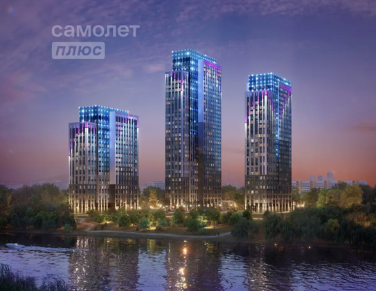 Продажа 2-комнатной квартиры 56,8 м², 7/36 этаж