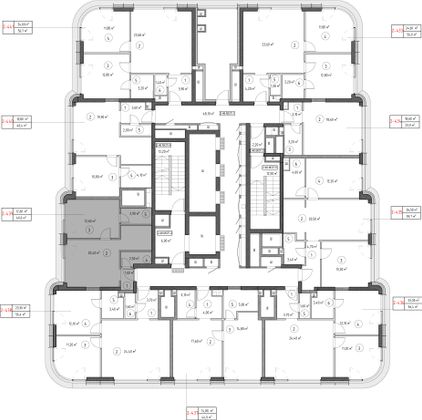 Продажа 1-комнатной квартиры 40 м², 48/53 этаж