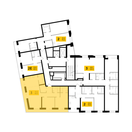 Продажа 3-комнатной квартиры 96,3 м², 10/14 этаж